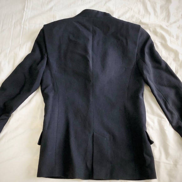 ZARA Navy Blazer with Gold Buttons - Picture 4 of 7